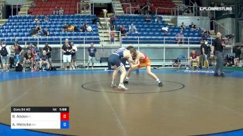 138 lbs Cons 64 #2 - Brendon Abdon, Florida vs Aaron Meincke, Minnesota