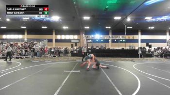 116 lbs Round Of 64 - Darla Martinez, Gwc/ Tigers vs Emily Ashlock, Oso Way WC