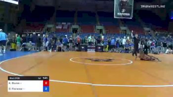 100 lbs Consi Of 16 #2 - Kade Blume, Iowa vs Darren Florance, New York