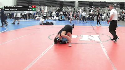 100-H lbs 3rd Place - Davron Turgunboev, Willpower Wrestling Club vs Kole Wasser, Mat Assassins