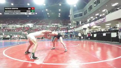170 lbs 2nd Place Match - Maverick McEwen, Mine Yard Dogs Wrestling Club vs Patrick Griffin, SW MT Wrestling