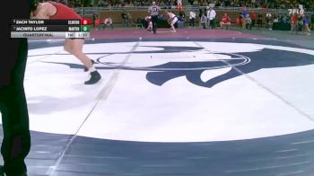 D4-113 lbs Quarterfinal - Zach Taylor, Clinton vs Jacinto Lopez, Martin