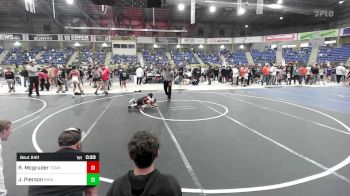 55 lbs Rr Rnd 2 - Rocco Mcgruder, Team Grand Valley Elite vs Jaxson Pierson, Badlands Elite