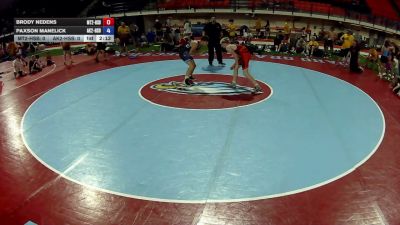 132 lbs Brody Nedens, Montana 2 HS Boys vs Paxson Manelick, Alaska 2 HS Boys