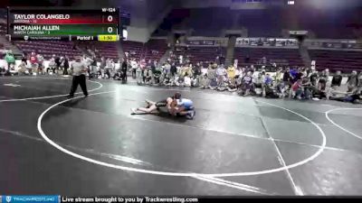 W-124 lbs Quarters & 1st Wb (16 Team) - Michaiah Allen, North Carolina vs Taylor Colangelo, Arizona