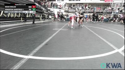 106 lbs Quarterfinal - Noah Bollig, Duncan Demon Wrestling vs Kingston Hartfield 1, OKC Saints Wrestling