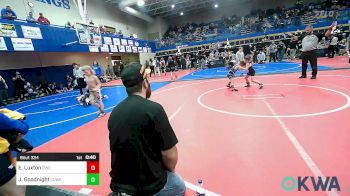 49 lbs Consi Of 8 #2 - Everett Luxton, Bartlesville Wrestling Club vs Jack Goodnight, Coweta Tiger Wrestling