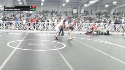 126 lbs Consi Of 32 #1 - Lakin Poff, AL vs Brayden Owsley, VA