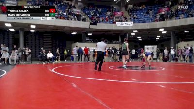 140 lbs Cons. Round 1 - Grace Ciszek, Unattached vs Mary McFadden, Unattached