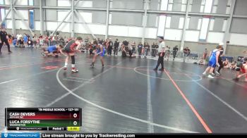 127-131 lbs Round 1 - Cash Devers, Asylum WC vs Luca Forsythe, Washington