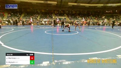 70 lbs Final - John (JJ) Martinez, Black Fox Academy vs StevyJ Mytych, Grit Mat Club