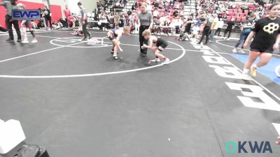 80 lbs Quarterfinal - Aaron Collins, Verdigris Youth Wrestling vs Grayson Shoopman, Team Tulsa Wrestling Club