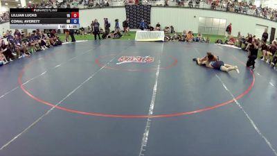 145 lbs Lillian Lucks, Virginia vs Coral Averett, Oregon