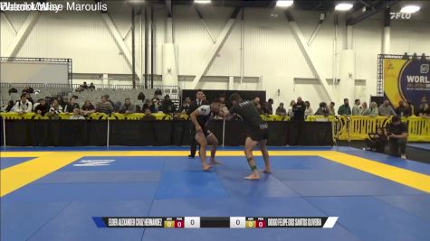 Elder Alexander Cruz Hernandez vs Diogo Felipe Dos Santos Oliveira 2024 World IBJJF Jiu-Jitsu No-Gi Championship