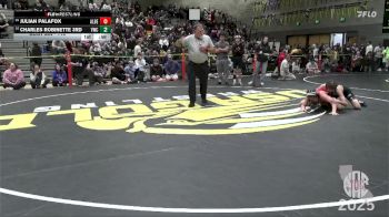 116 lbs Cons. Round 1 - Julian Palafox, Woodlake vs Charles Robinette 3rd, Vacaville Wrestling Club