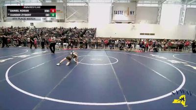 66 lbs 5th Place Match - Daniel Koban, Deep Roots Wrestling Club vs Xander Zybert, Gowanda Wrestling Club