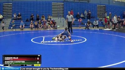 59 lbs Round 1 (4 Team) - Karsten Castetter, Falcon WC vs Judson Hille, Garrett