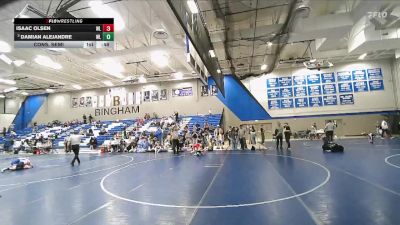 60 lbs Cons. Semi - Damian Alejandre, Northside Wrestling Club vs Isaac Olsen, TUG