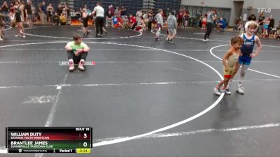 70 lbs Round 2 - Brantlee James, Summerville Takedown Club vs William Duty, Eastside Youth Wrestling