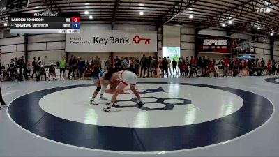 74 kg Champ. Round 2 - Landen Johnson, Northern Illinois RTC vs Drayden Morton, West Coast Regional Training Center