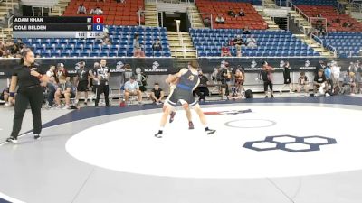 132 lbs Champ. Rd Of 128 - Adam Khan, New York vs Cole Belden, Vermont