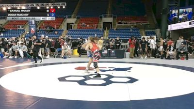 132 lbs Champ. Rd Of 128 - Samuel Moody, Utah vs Logan Makiney, Illinois