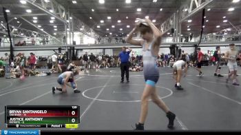 120 lbs Round 9 (10 Team) - Bryan Santangelo, Tar River vs Justice Anthony, Patriots