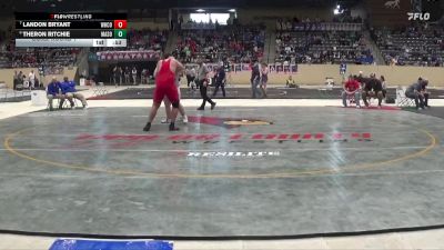 285 lbs Cons. Round 1 - Theron Ritchie, Mason County vs Landon Bryant, Whitley County