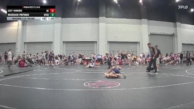 101 lbs Round 3 (4 Team) - Hudson Pefinis, West Forsyth Wrestling Club vs Lily Oakes, Well Trained