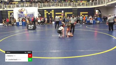 80 lbs Round Of 16 - Isa Adams, WWC/Quest vs Colton Louderback, Neshimany