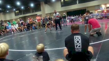 65 lbs Round 4 (6 Team) - Carter Yates, Ironclad Koncrete Kids vs Eason Bridges, BHWC/ Dirt Divers