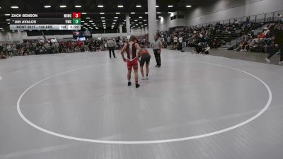 144 lbs Champ. Rd Of 64 - Zach Benson, Western Colorado Wrestling Club vs Ian Avalos, Team Idaho Wrestling Club