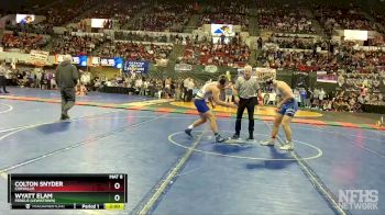 A - 182 lbs Champ. Round 1 - Colton Snyder, Corvallis vs Wyatt Elam, Fergus (Lewistown)