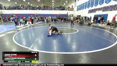 175 lbs Champ. Round 1 - Jason Stone, Post Falls 2 vs Christopher Rowden, Mountain Home