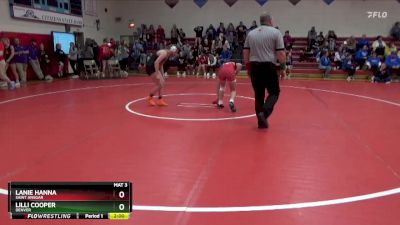120 lbs Quarterfinal - Lilli Cooper, Denver vs Lanie Hanna, Saint Ansgar