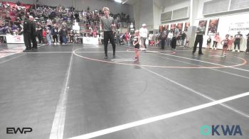 45 lbs Round Of 16 - Lainey Mitchell, Pawnee Wrestling Club vs James Snider, Bartlesville Wrestling Club