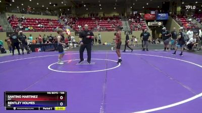 106 lbs Quarterfinal - Santino Martinez, NM vs Bentley Holmes, NE