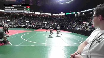 126 lbs Cons. Round 2 - Dominic Fickell, CPWA vs Luke Bryan, TSWA