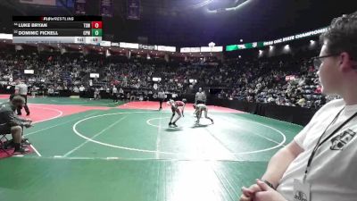 126 lbs Cons. Round 2 - Dominic Fickell, CPWA vs Luke Bryan, TSWA