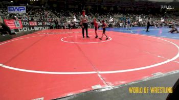 40 lbs Round Of 16 - Chase Freeman, Tahlequah Wrestling Club vs Trey Sanders, Mat Assassins