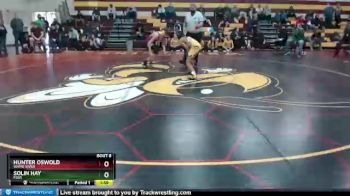 113 lbs Quarterfinal - Solin Hay, Foss vs Hunter Oswold, White River
