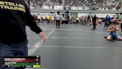 160 lbs Round 5 (6 Team) - Jacob Hoke, CP Elite vs Mason Chamberlain, Steller Trained Mantis