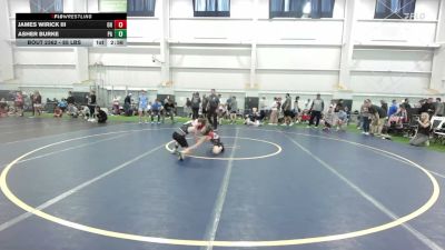 85 lbs Consi Of 8 #2 - James Wirick III, OH vs Asher Burke, PA