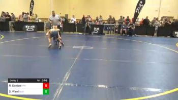 90 lbs Consolation - Ryan Santee, Spring-Ford vs Dexter Ward, Bedford