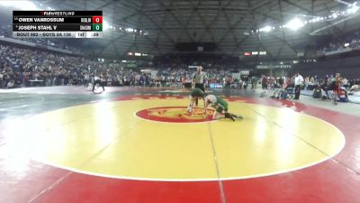 Boys 3A 138 lbs Cons. Round 7 - Joseph Stahl V, Shadle Park vs Owen VanRossum, Ridgeline