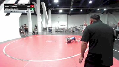 61 lbs 3rd Place - Bentley Baker, Ravage WC vs Adrian Morales, SoCal Hammers