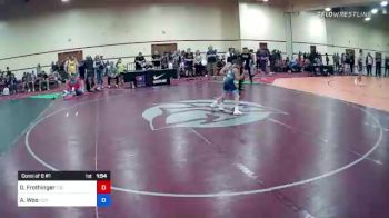 38 lbs Consi Of 8 #1 - Dylan Frothinger, Team Idaho Wrestling Club vs Allen Woo, Izzy Style Wrestling