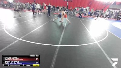 126 lbs Semifinal - Wyatt Skebba, Team Nazar Training Center vs Brian Whipple, Askren Wrestling Academy