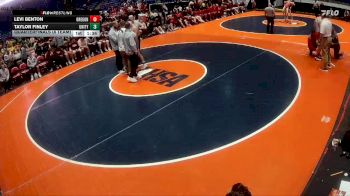 138 lbs Quarterfinals (8 Team) - Levi Benton, Oregon vs Taylor Finley, Tolono (Unity)