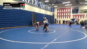 JV-33 lbs Round 1 - Jesse Akers, Clear Creek-Amana vs Ian Vore, South Tama County